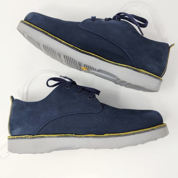 Samuel Hubbard UnSneaker Men 9 Wide Navy Blue Nubuck Comfort Loafer M1100 016 - Picture 8 of 11